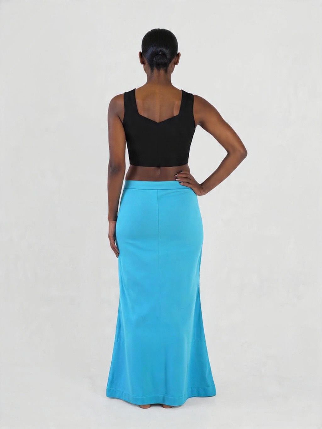 Shefemme Premium 100% Cotton 4-Way Stretch Petticoat for Sarees & Lehengas