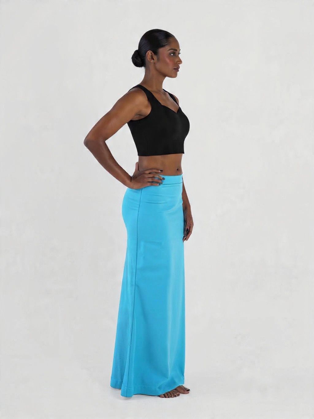 Shefemme Premium 100% Cotton 4-Way Stretch Petticoat for Sarees & Lehengas