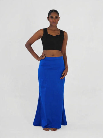 Shefemme Premium 100% Cotton 4-Way Stretch Petticoat for Sarees & Lehengas